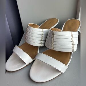 Nine West Cream Women's Sandals